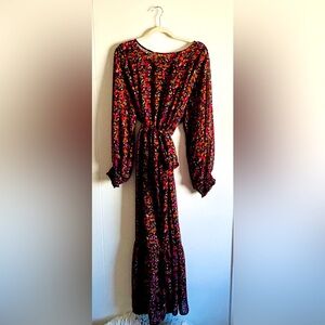 FALL PRARIE FLORAL MAXI !